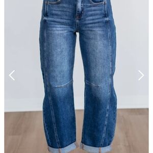 Classic Wide-Leg Blue Women's Jeans